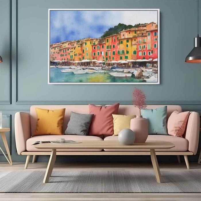 Watercolor Portofino #115 - Kanvah