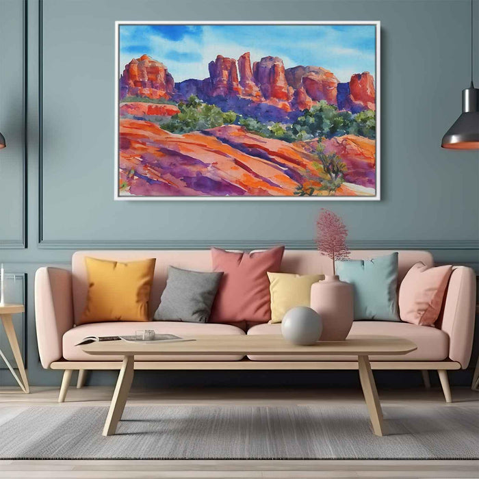 Watercolor Sedona Red Rocks #123 - Kanvah