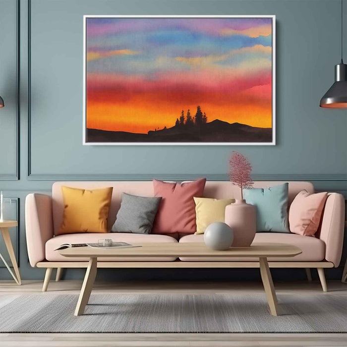 Watercolor Sunset #112 - Kanvah