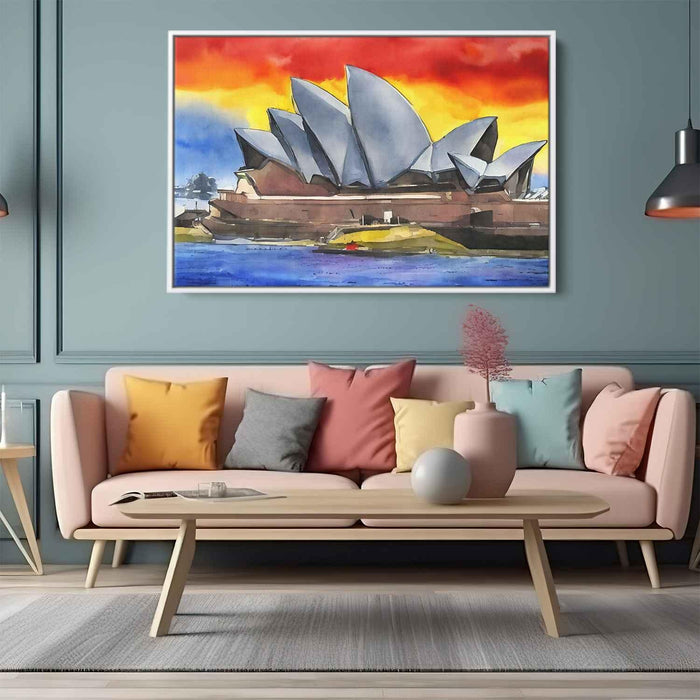 Watercolor Sydney Opera House #108 - Kanvah