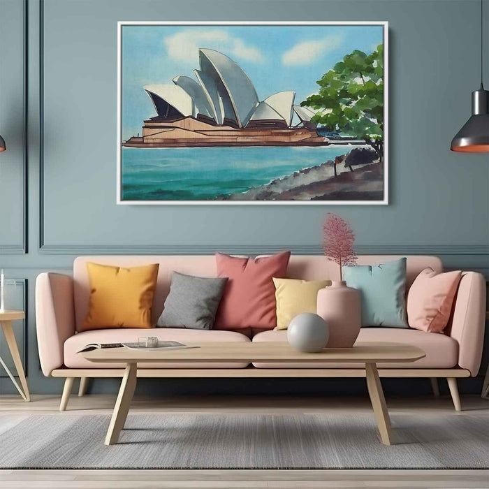 Watercolor Sydney Opera House #115 - Kanvah