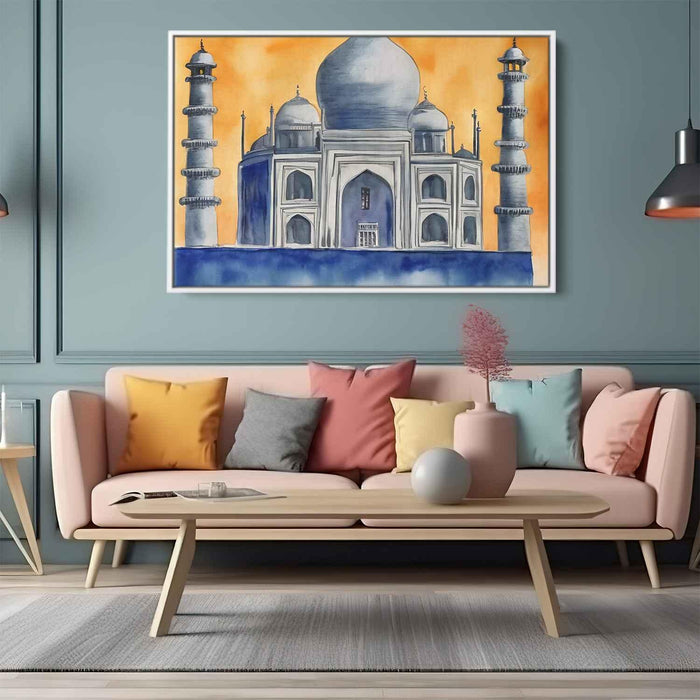 Watercolor Taj Mahal #105 - Kanvah