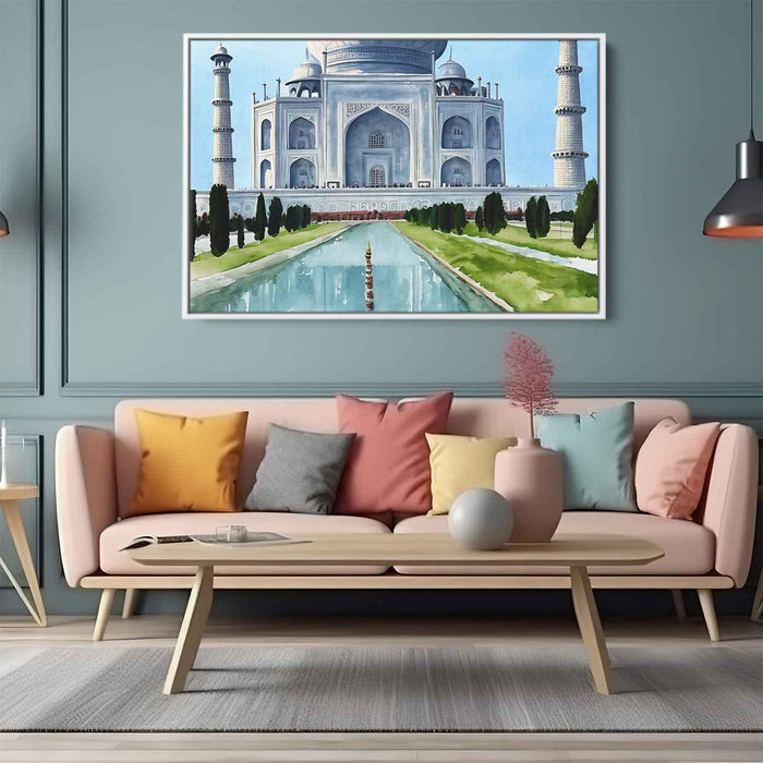 Watercolor Taj Mahal #110 - Kanvah