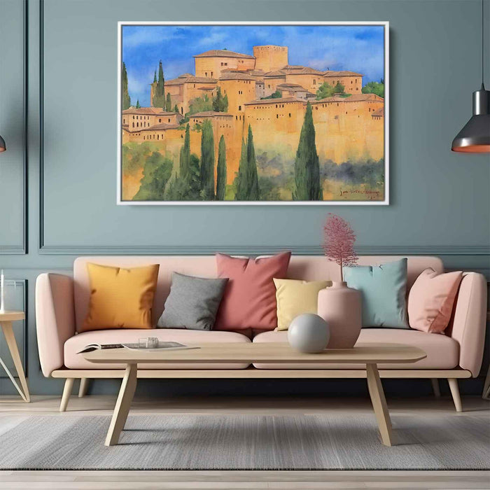 Watercolor Alhambra #123 - Kanvah