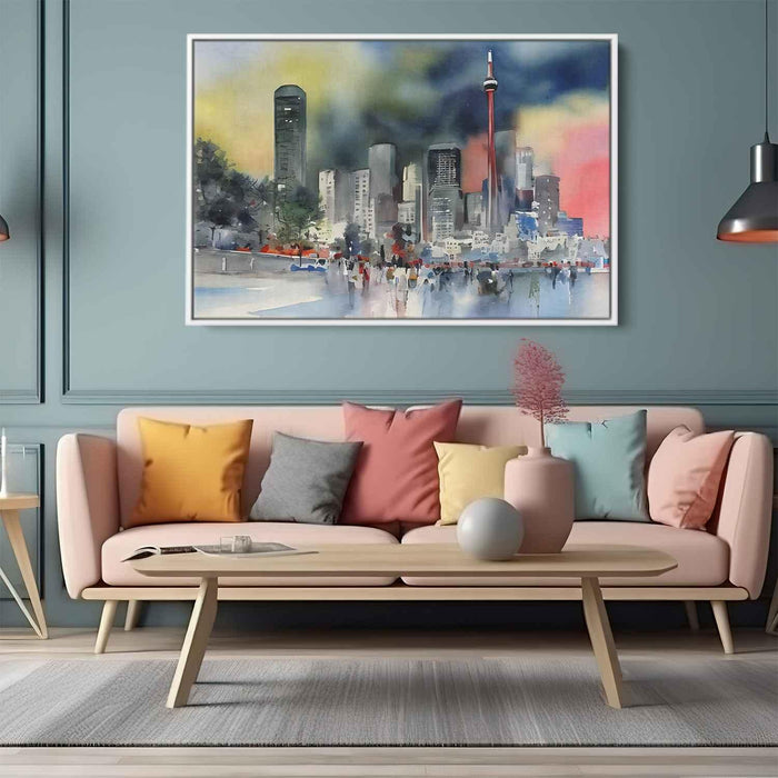 Watercolor CN Tower #105 - Kanvah