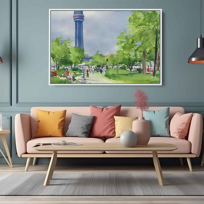 Watercolor CN Tower #110 - Kanvah