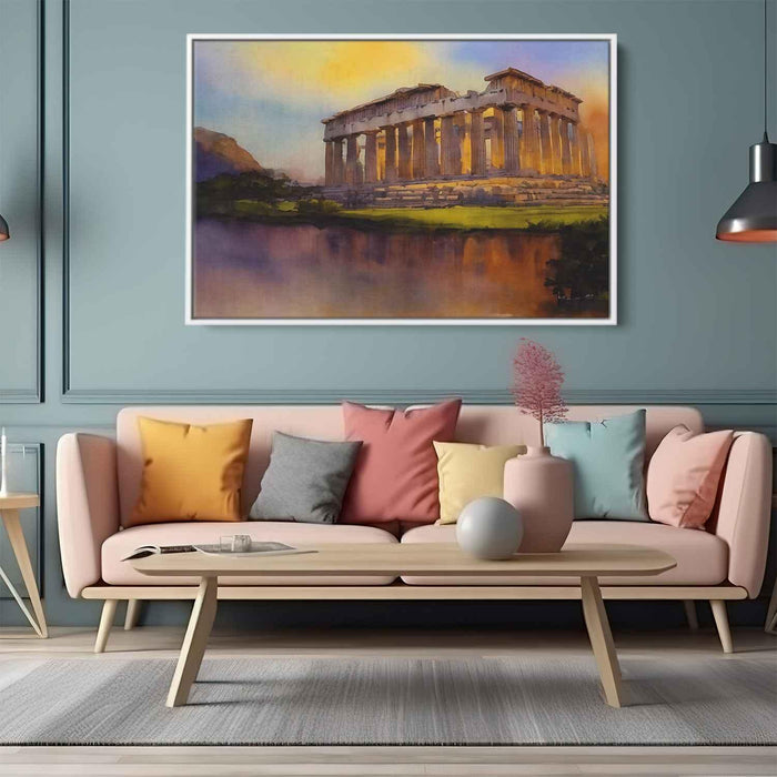 Watercolor Parthenon #105 - Kanvah