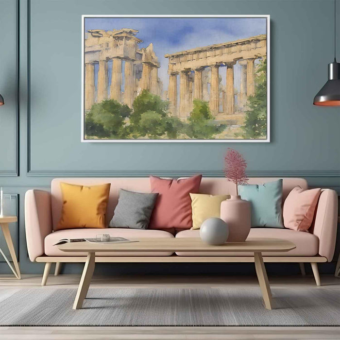 Watercolor Parthenon #108 - Kanvah