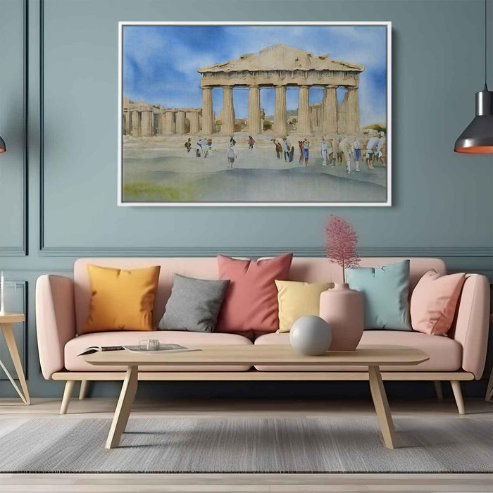 Watercolor Parthenon #112 - Kanvah