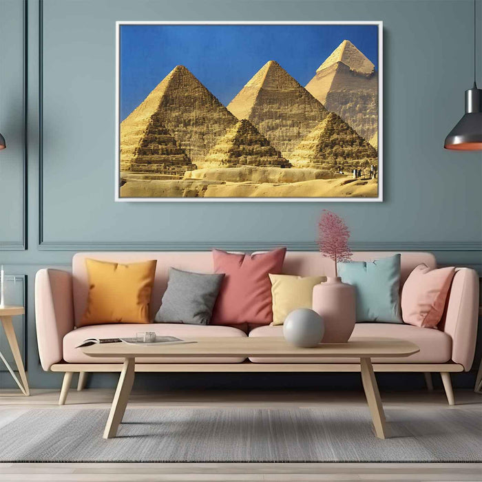 Watercolor Pyramids of Giza #106 - Kanvah