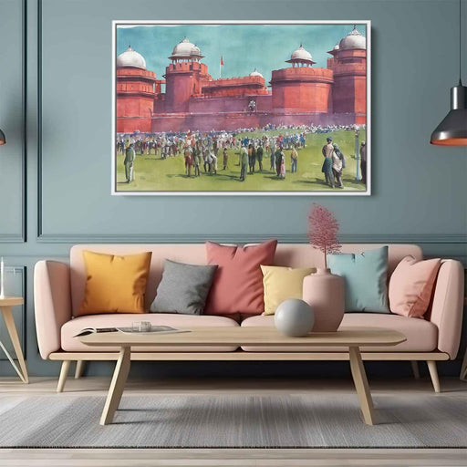 Watercolor Red Fort #108 - Kanvah