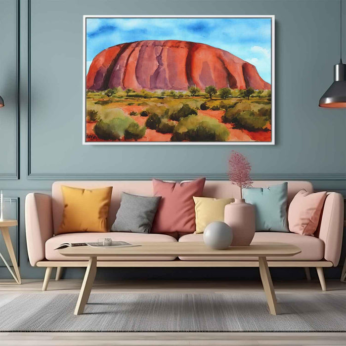 Watercolor Uluru #105 - Kanvah