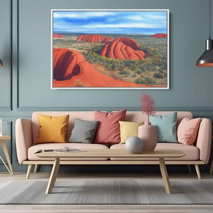 Watercolor Uluru #108 - Kanvah