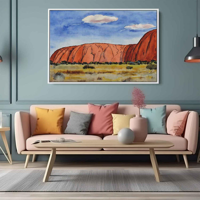 Watercolor Uluru #110 - Kanvah