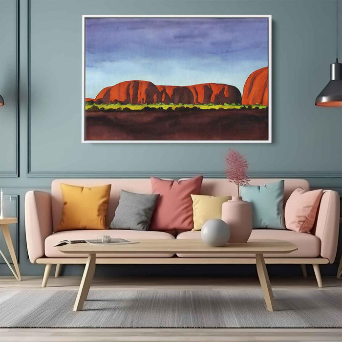 Watercolor Uluru #123 - Kanvah