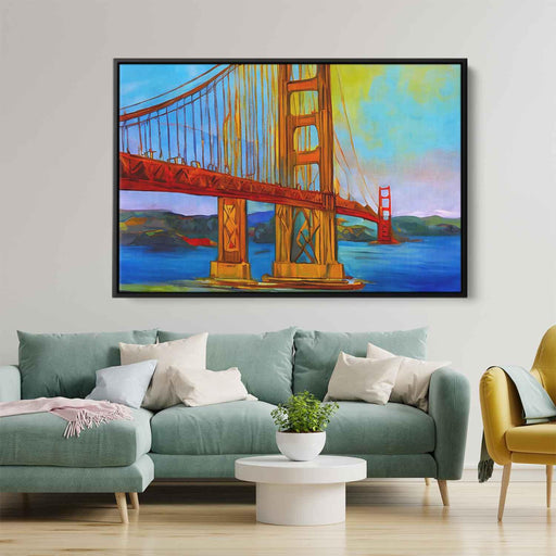 Abstract Golden Gate Bridge #115 - Kanvah