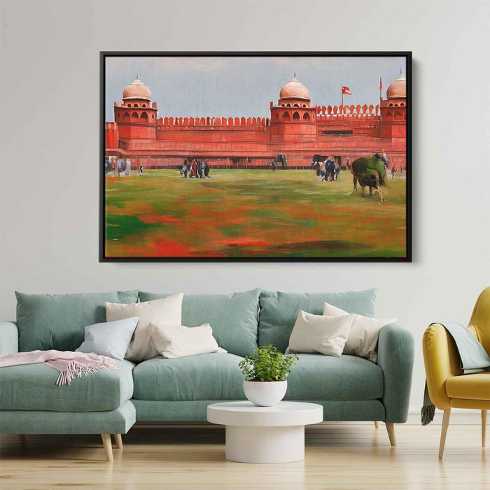 Abstract Red Fort #110 - Kanvah