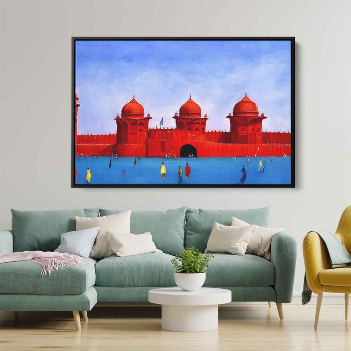 Abstract Red Fort #115 - Kanvah