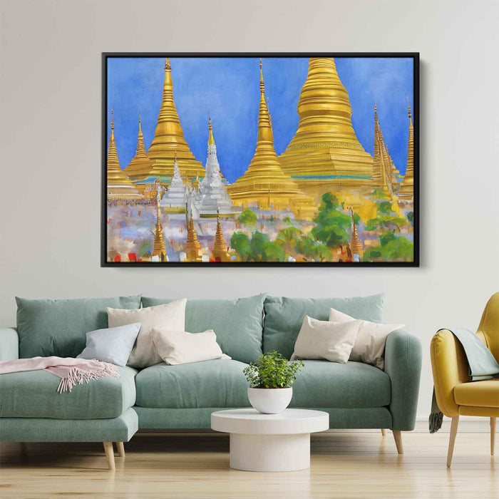 Abstract Shwedagon Pagoda #105 - Kanvah