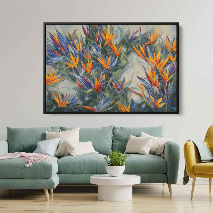 Contemporary Oil Birds of Paradise #105 - Kanvah