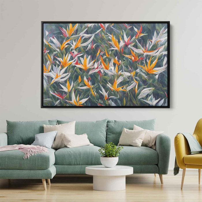 Contemporary Oil Birds of Paradise #106 - Kanvah