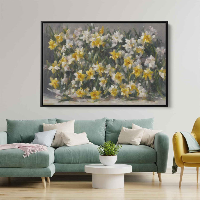 Contemporary Oil Daffodils #105 - Kanvah