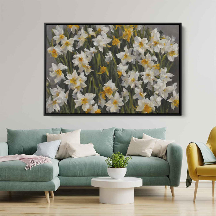 Contemporary Oil Daffodils #113 - Kanvah