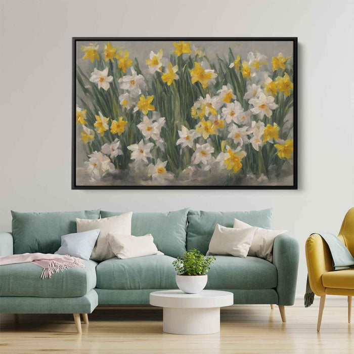 Contemporary Oil Daffodils #115 - Kanvah