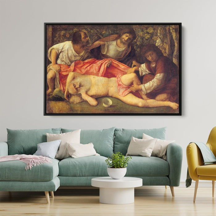 Drunkenness of Noah by Giovanni Bellini - Canvas Artwork