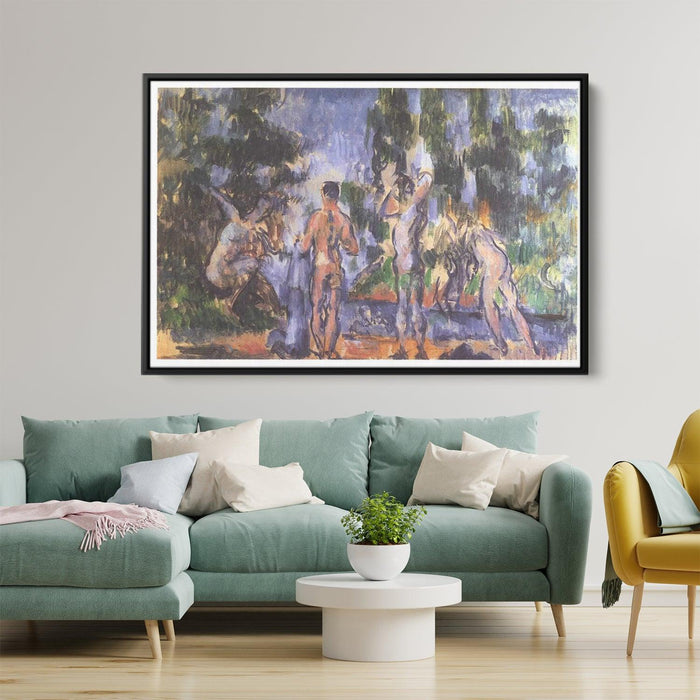 Four Bathers by Paul Cezanne - Canvas Artwork