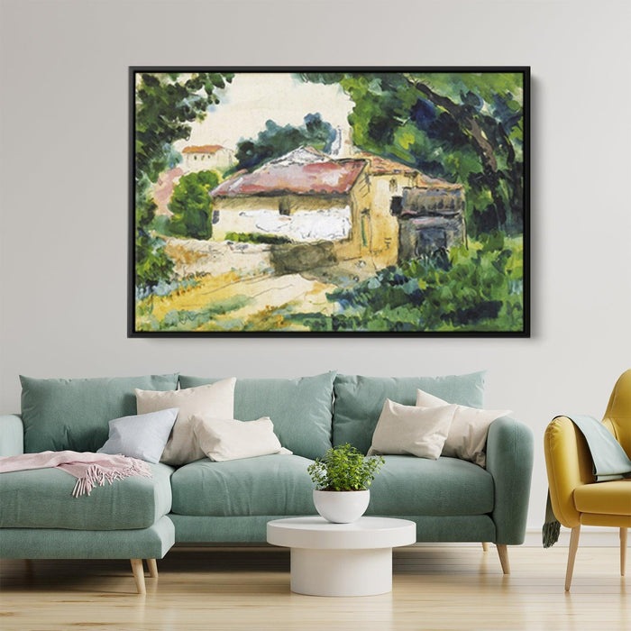 House in Provence by Paul Cezanne - Canvas Artwork