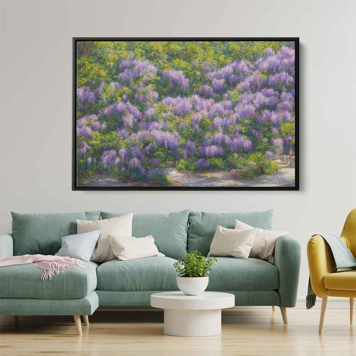 Impressionist Oil Wisteria #110 - Kanvah