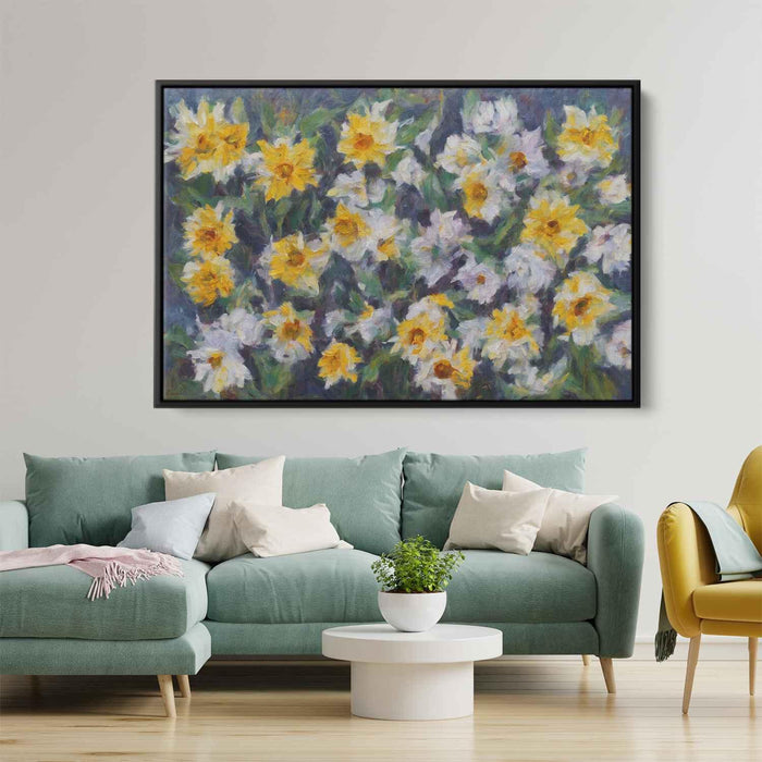 Modern Oil Daffodils #106 - Kanvah