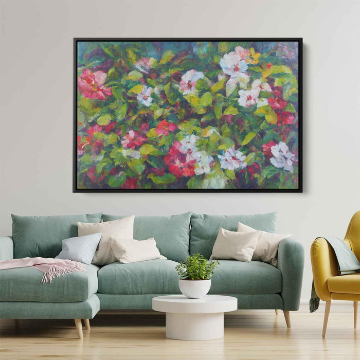Tropical Flowers Oil Painting #106 - Kanvah