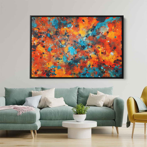 Orange Abstract Splatter #115 - Kanvah