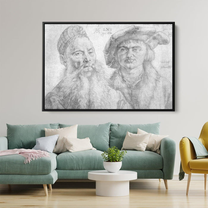 Portrait of Paul Martin and the Topler Pfinzig by Albrecht Durer - Canvas Artwork