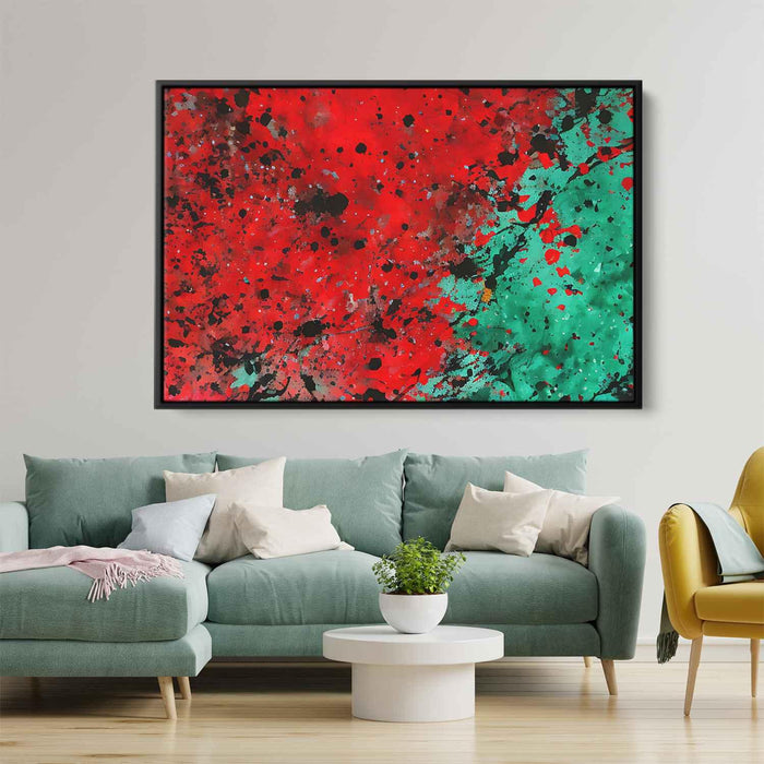 Red Abstract Splatter #112 - Kanvah