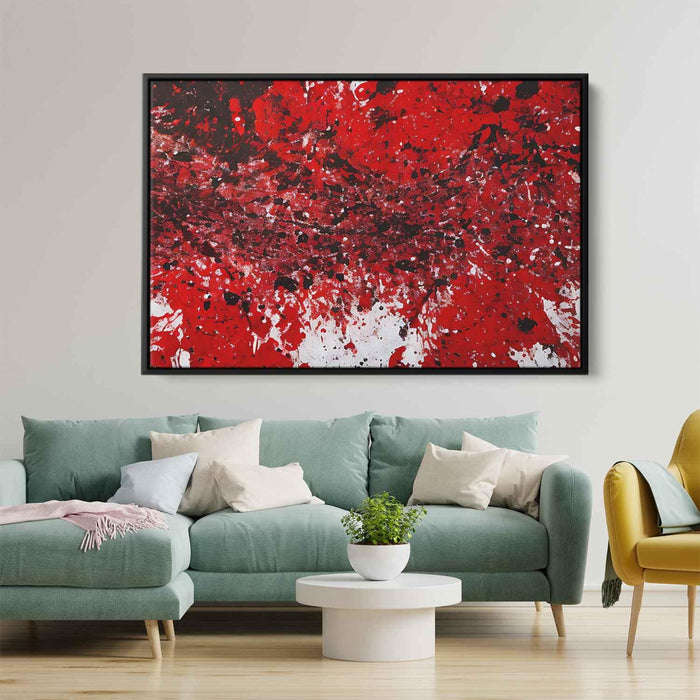 Red Abstract Splatter #113 - Kanvah