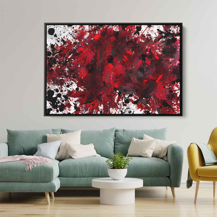 Red Abstract Splatter #123 - Kanvah