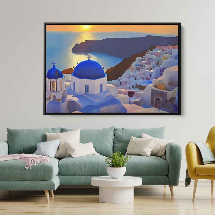 Impressionism Santorini #113 - Kanvah