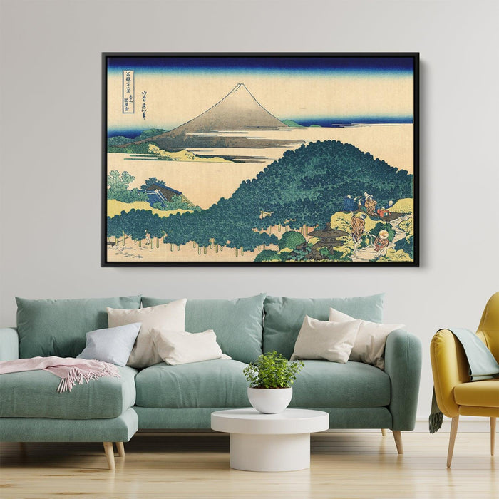 The coast of seven leages in Kamakura by Katsushika Hokusai - Canvas Artwork