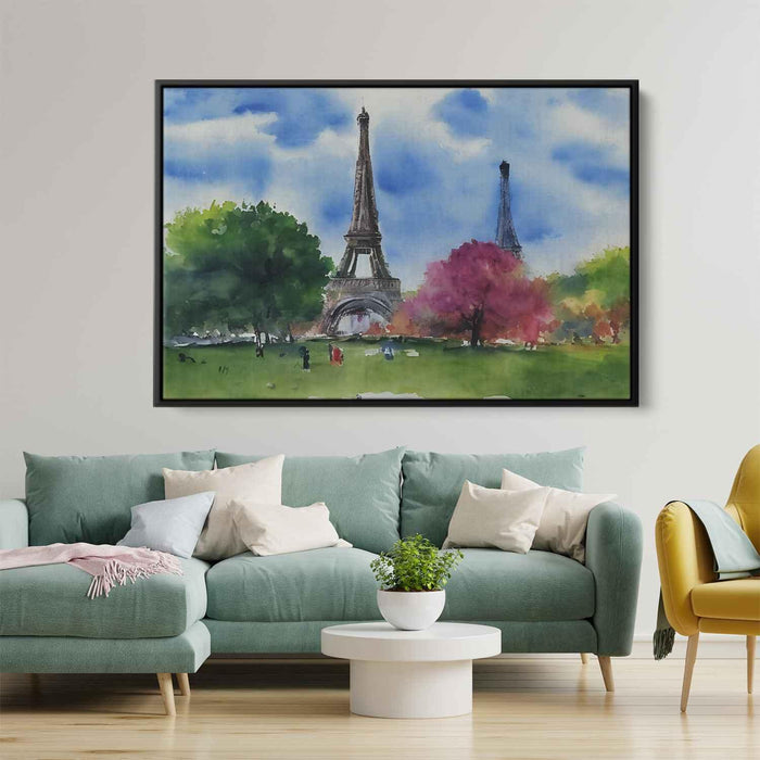 Watercolor Eiffel Tower #110 - Kanvah