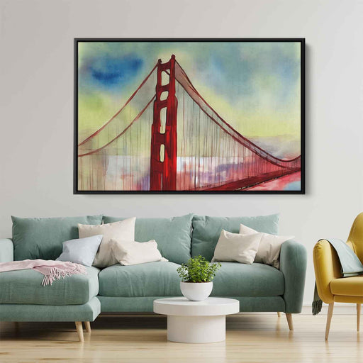 Watercolor Golden Gate Bridge #105 - Kanvah