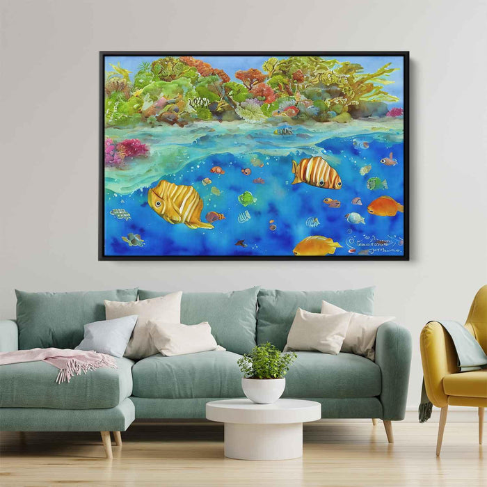 Watercolor Great Barrier Reef #105 - Kanvah