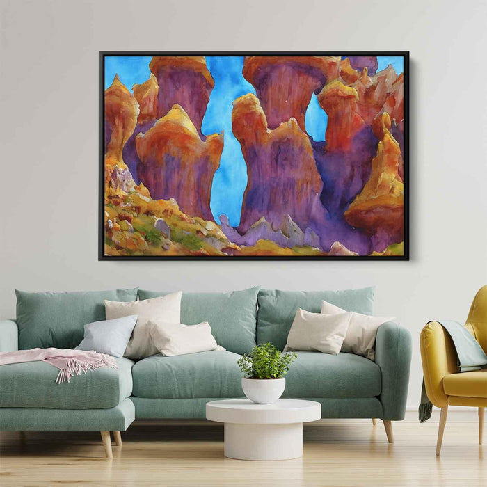 Watercolor Hoodoo formations #110 - Kanvah