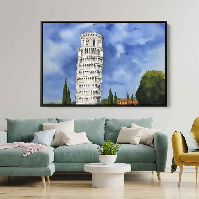 Watercolor Leaning Tower of Pisa #112 - Kanvah