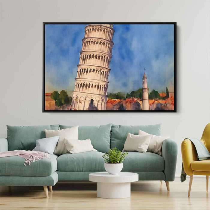 Watercolor Leaning Tower of Pisa #115 - Kanvah