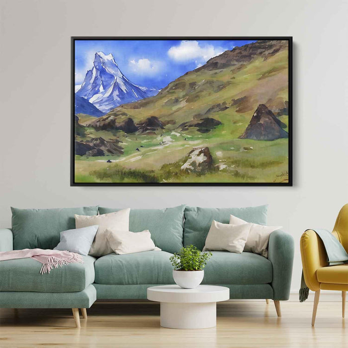 Watercolor Matterhorn #106 - Kanvah