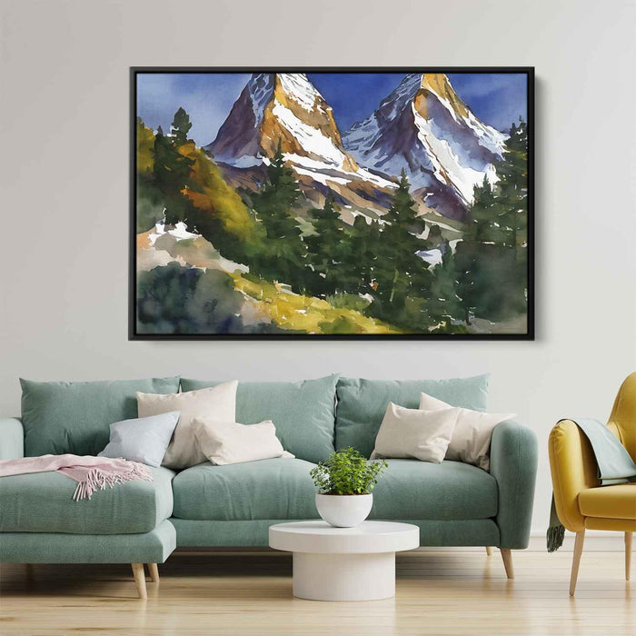 Watercolor Matterhorn #115 - Kanvah