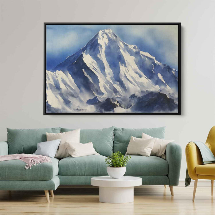 Watercolor Mount Everest #110 - Kanvah